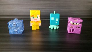 4 Figuras Minecraft Kinder Sorpresa
