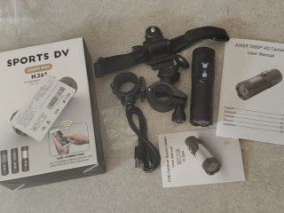 Action Cam AIKER WiFi 1080p Moto Nuova