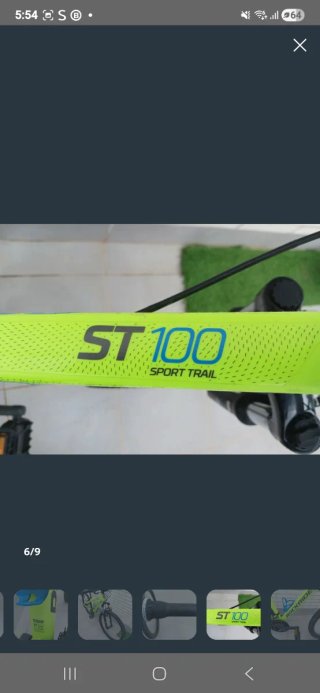 Bicicleta Montaña Rockrider ST 100 Verde
