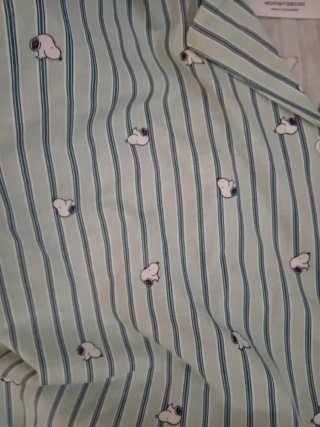 Pijama Secret Mujer Talla L Rayas Snoopy