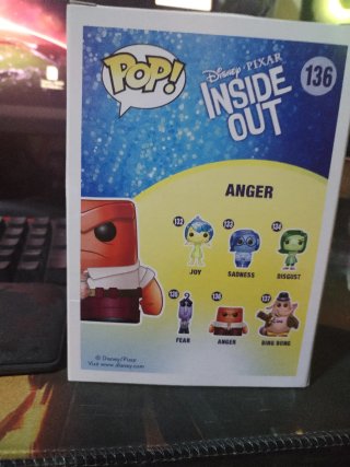 Funko Pop! Anger 136 Disney Pixar Inside Out