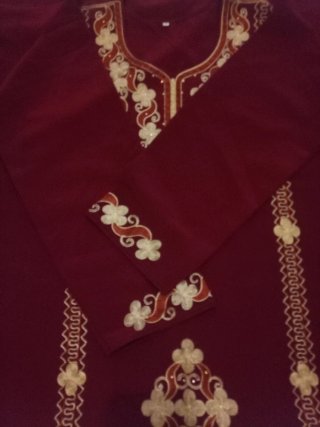 Caftán estilo árabe talla M