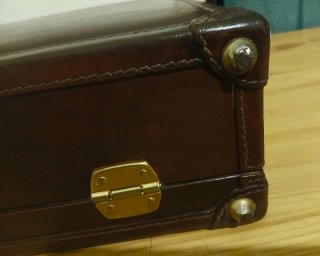 Maletín Attache Cuero Italiano Marrón