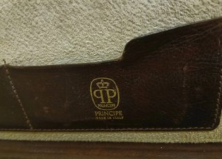 Maletín Attache Cuero Italiano Marrón