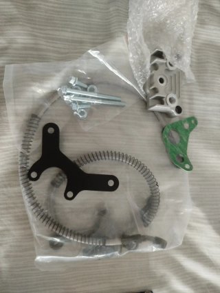 Radiador de aceite para pit bike