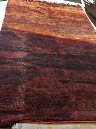 2 Alfombra Persa Cachemira Marrón Roja (NUEVA)