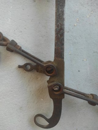 Báscula romana antigua