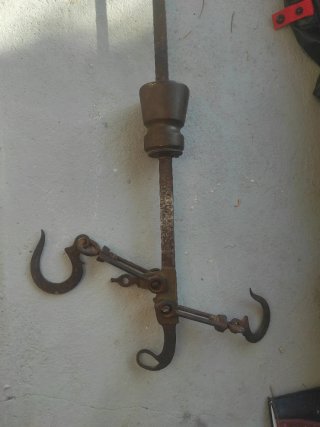 Báscula romana antigua