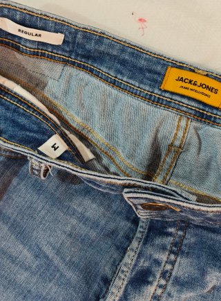 Vaqueros cortos Jack & Jones hombre azul Talla M