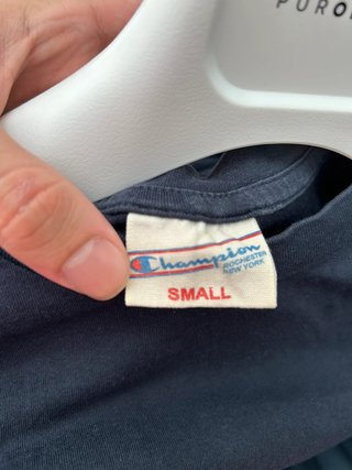 Camiseta Champion Manga Larga Azul Talla S