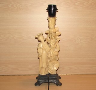 Lámpara vintage A. Santini estilo oriental años 50