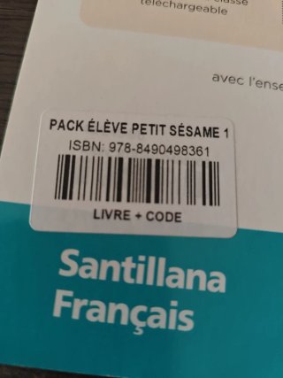 PETIT SESAME 1 ELEVE + COD ACCESO