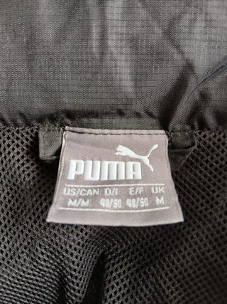 puma windbreaker size M black