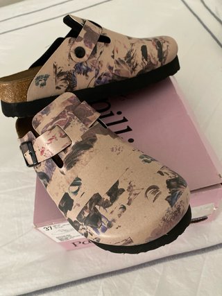Birkenstock Boston N37 Beige Multicolor