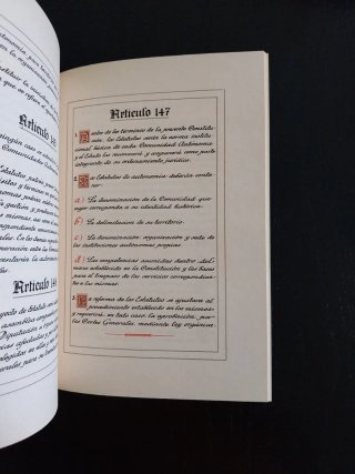 Constitución española. Edición De Luxe