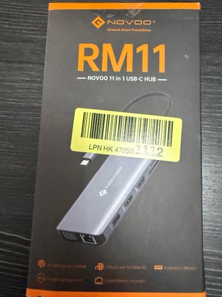 Hub USB-C NOVOO 11 en 1 (RM11) Nuevo