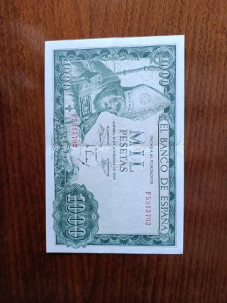 Lote 4 Billetes 1000 Pesetas España