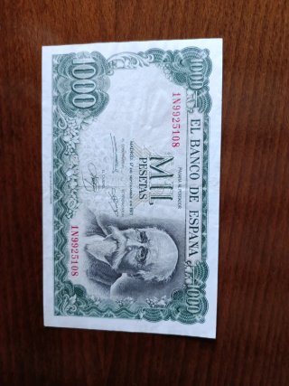 Lote 4 Billetes 1000 Pesetas España