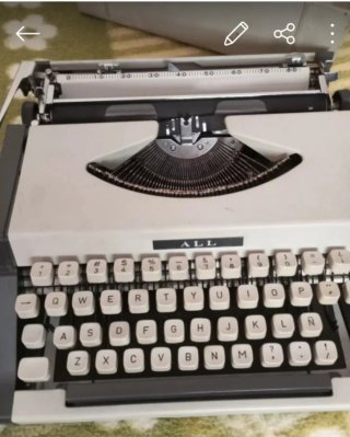 Máquina de escribir ALL vintage
