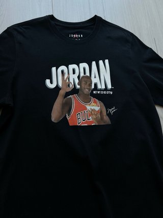 Camiseta Jordan Michael Jordan Negra