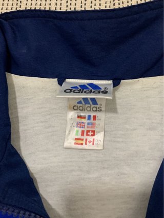 Chaqueta Adidas Vintage Azul y Verde