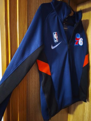 Chaqueta NBA Philadelphia 76ers Nike Azul/Roja