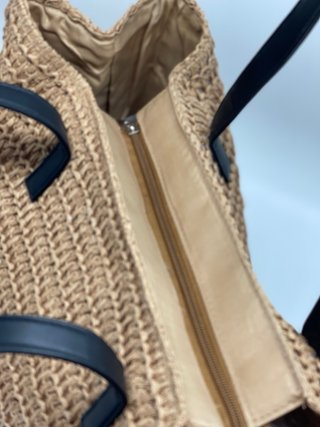 Borsa da spiaggia in paglia