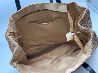 Borsa da spiaggia in paglia