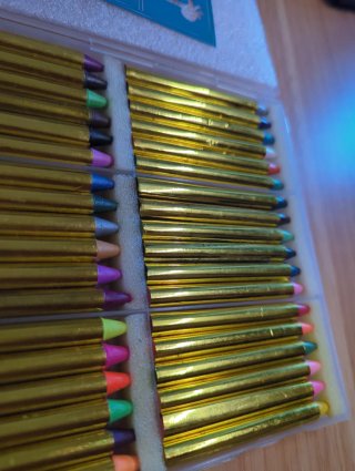Lapices Crayones 36 Piezas para niños facial