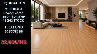 Tarima Roble Arrabal Multicapa 58m2