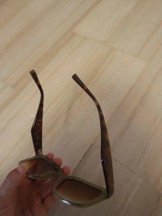 Gafas de sol degradadas verde y marrón