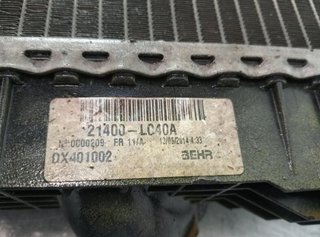 Radiador agua 21400lc40a renault d 7.5 d 7.5 99177