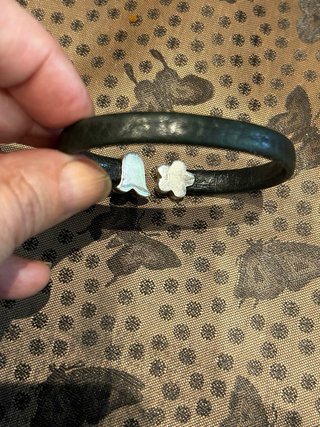 Pulsera de plata de 925  con diseño de flor