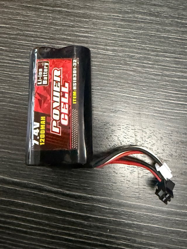 Batería Li-ion Power Cell 7.4V 1200mAh RC