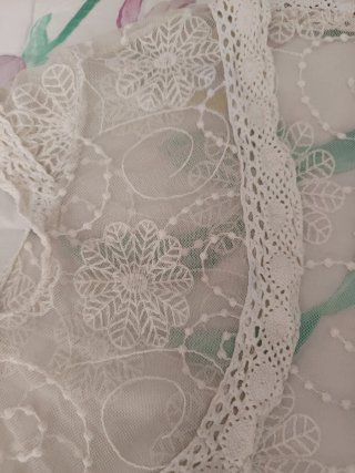 Bolero encaje blanco