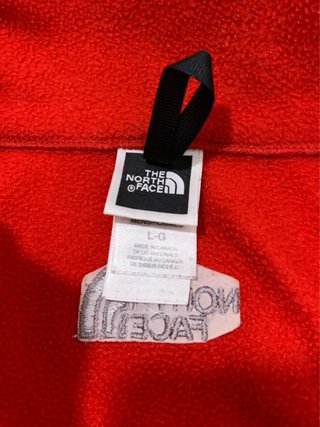 Forro polar The North Face rojo