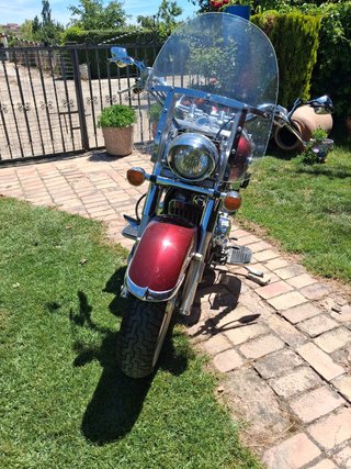 Honda VTX 1300 Custom Roja