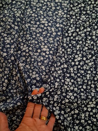 Vestido floral manga larga