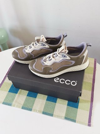 Zapatillas/Trainers ECCO Vetiver Piel Khaki/Lila