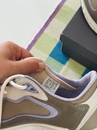 Zapatillas/Trainers ECCO Vetiver Piel Khaki/Lila