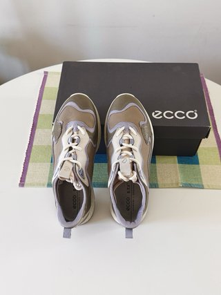 Zapatillas/Trainers ECCO Vetiver Piel Khaki/Lila