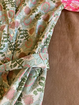 Vestido Zara Algodón Estampado Talla M