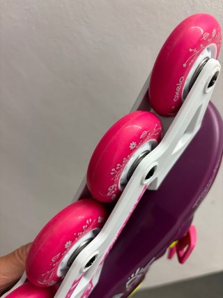 Patines Oxelo Play 5 Niña Morado Talla 30-32