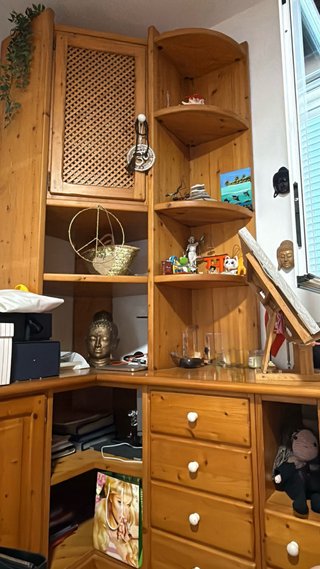 Mueble completo madera maciza