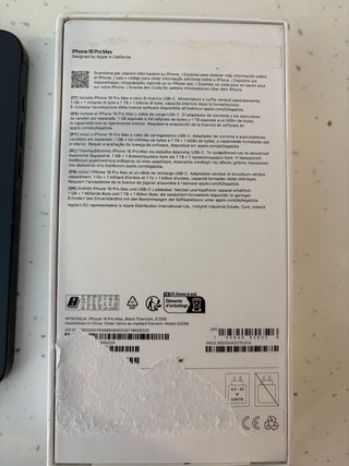 iPhone 16 Pro Max Negro/Gris