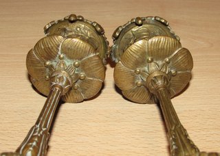 Coppia di candelabri in stile Art Nouveau francese, inizio 1900