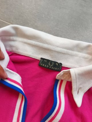 Polo Fred Perry Talla M Manga 3/4