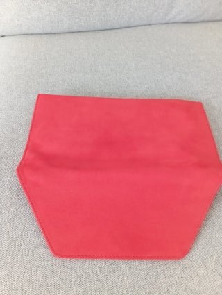 Bolso de fiesta rojo fresa