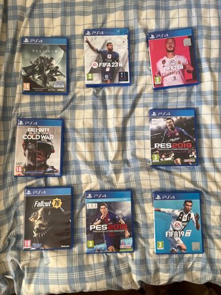 PS4 Juegos: FIFA, PES, Destiny, Fallout