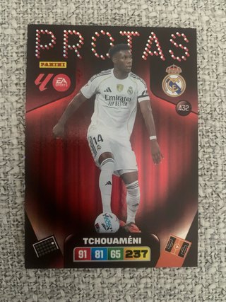 Cromo Panini PROTAS Tchouaméni Real Madrid